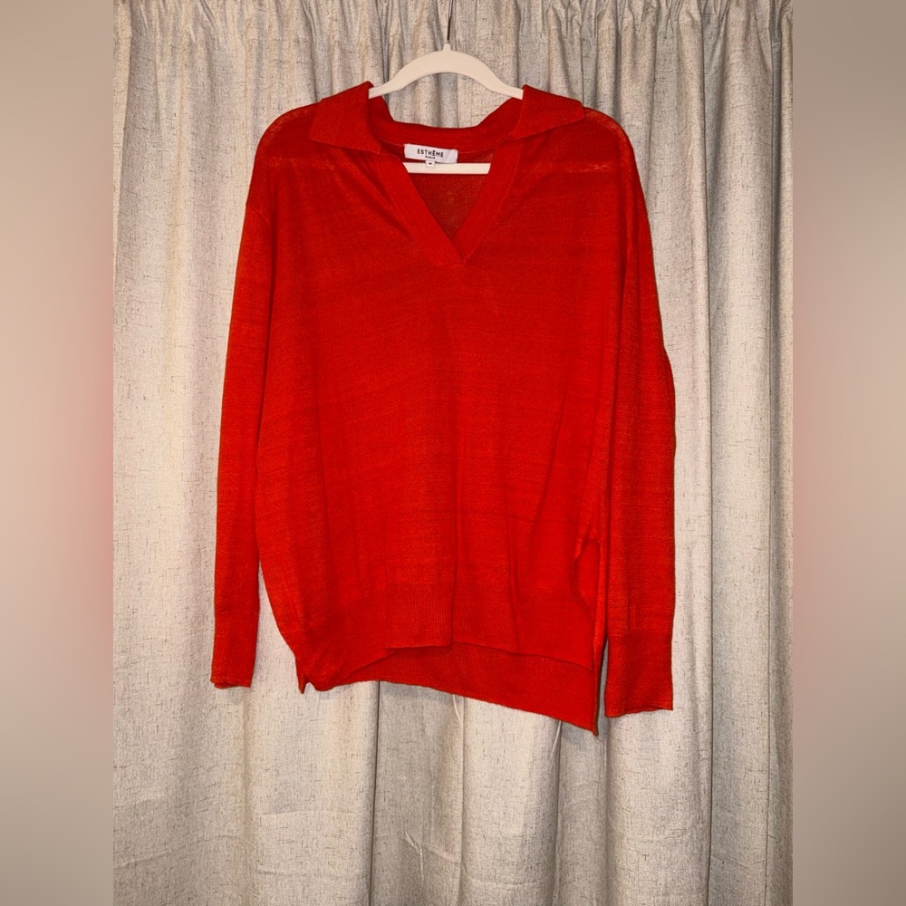 Estheme Vibrant Red Knitwear